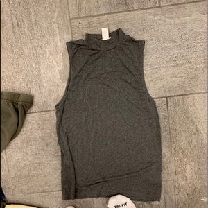 top, dark grey from h&m